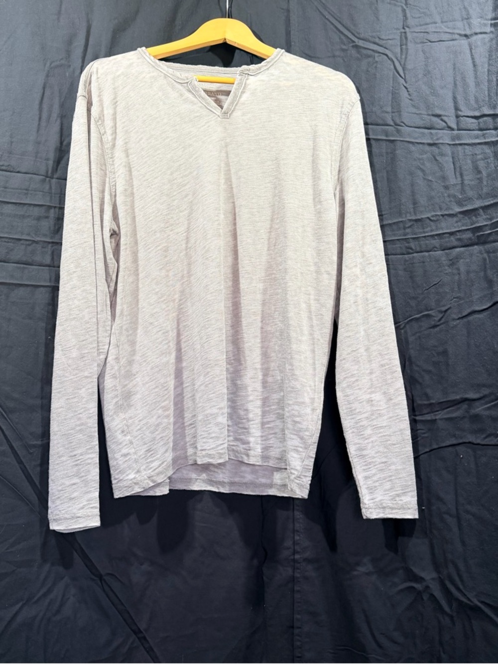 Lucky Brand Heather Gray Long Sleeve Tee